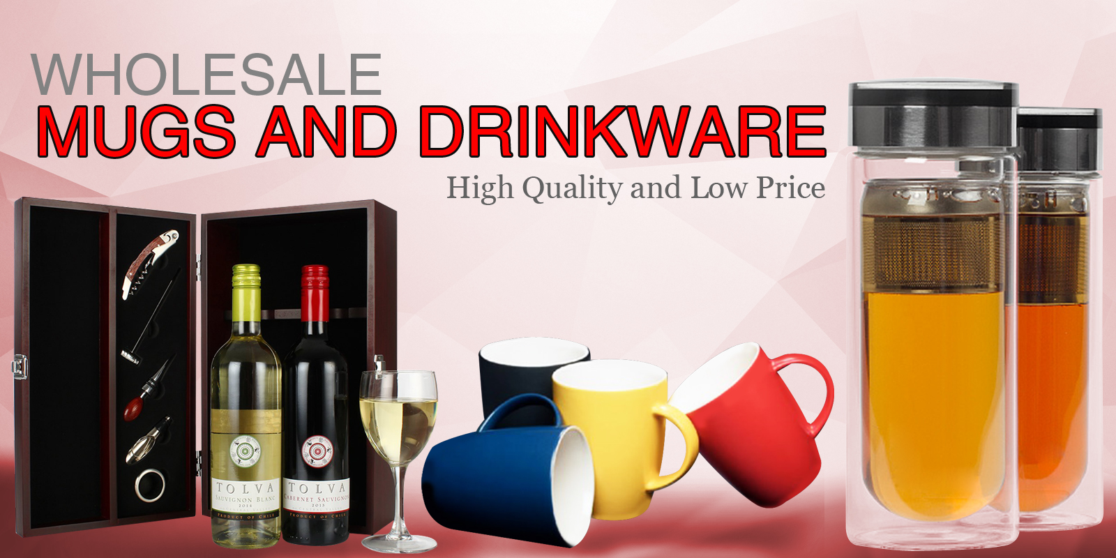 Promote in Style via Wholesale Mugs and Drinkware at High Quality and Low Price