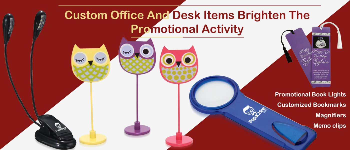 Custom Office And Desk Items Brighten The Promotional Activity 