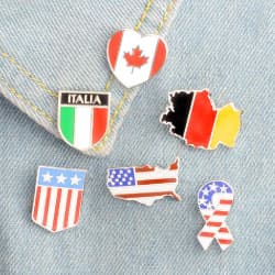 custom lapel pins wholesale, national day gifts China