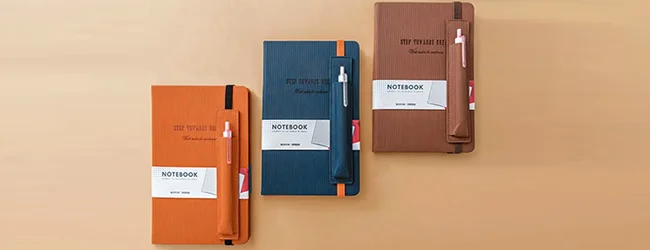 Personalized Notebooks for employees in christmas, Christmas Promotional Items