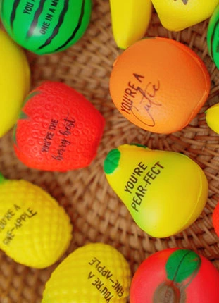stress balls are eco friendly promotional items